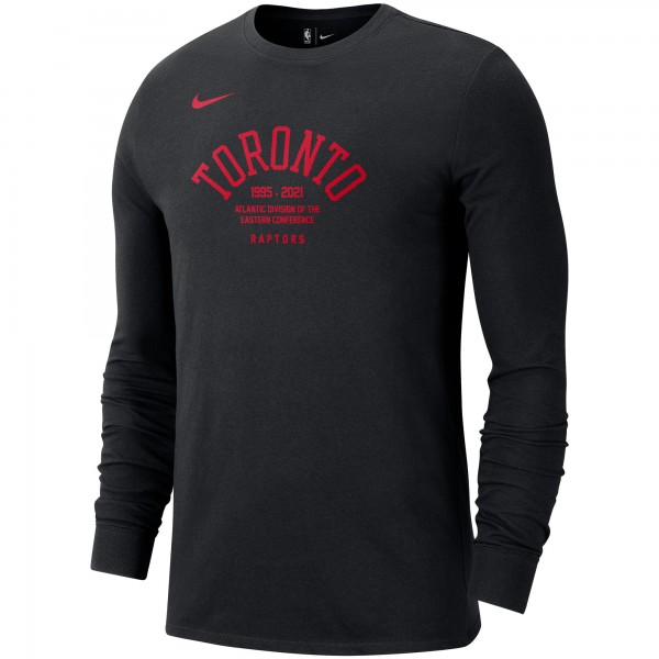 Футболка с длинным рукавом Toronto Raptors Nike 75th Anniversary Courtside Element - Black