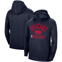 Толстовка с капюшоном New Orleans Pelicans Nike 2021-2022 Spotlight On Court Performance Practice - Navy