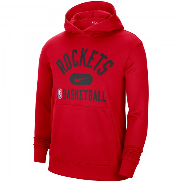 Толстовка с капюшоном Houston Rockets Nike 2021-2022 Spotlight On Court Performance Practice - Red - фирменная одежда NBA