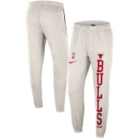 Штаны Chicago Bulls Nike 75th Anniversary Courtside Fleece - Ash/Red