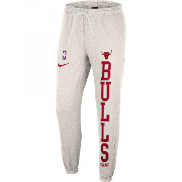 Штаны Chicago Bulls Nike 75th Anniversary Courtside Fleece - Ash/Red
