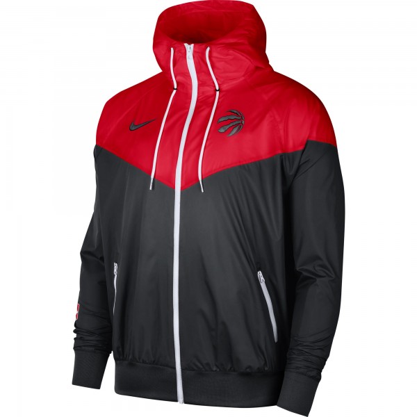Куртка на молнии Toronto Raptors Nike 75th Anniversary Courtside Windrunner Raglan - Red/Black