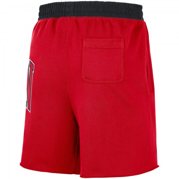 Шорты флисовые Houston Rockets Nike 75th Anniversary Courtside - Red - спортивная одежда НБА