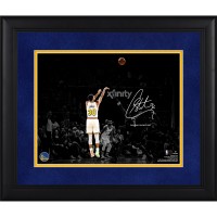 Golden State Warriors Stephen Curry Fanatics Authentic Framed 11 x 14 Spotlight Photograph - Facsimile Signature