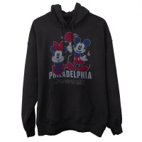 Толстовка с капюшоном Philadelphia 76ers Junk Food Disney Mickey & Minnie 2020/21 City Edition - Black
