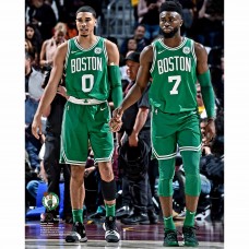 Unsigned Boston Celtics Jayson Tatum and Jaylen Brown Fanatics Authentic Photograph