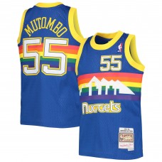 Игровая форма  Dikembe Mutombo Denver Nuggets Mitchell & Ness Youth 1991-92 Hardwood Classics Swingman - Royal