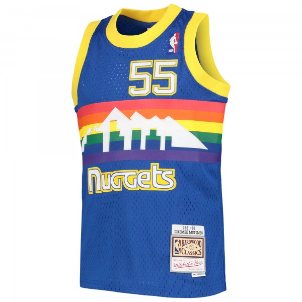 Игровая форма  Dikembe Mutombo Denver Nuggets Mitchell & Ness Youth 1991-92 Hardwood Classics Swingman - Royal