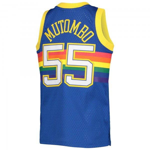 Игровая форма  Dikembe Mutombo Denver Nuggets Mitchell & Ness Youth 1991-92 Hardwood Classics Swingman - Royal
