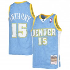 Игровая форма  Carmelo Anthony Denver Nuggets Mitchell & Ness Youth 2003-04 Hardwood Classics Swingman - Powder Blue