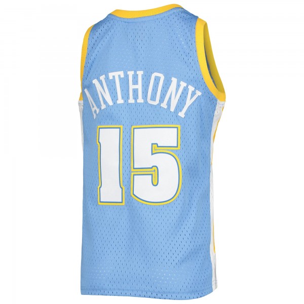 Игровая форма  Carmelo Anthony Denver Nuggets Mitchell & Ness Youth 2003-04 Hardwood Classics Swingman - Powder Blue