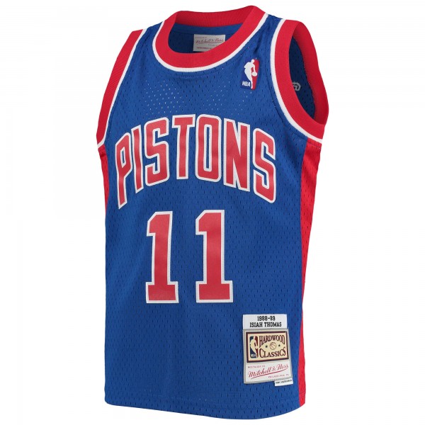 Игровая форма  Isaiah Thomas Detroit Pistons Mitchell & Ness Youth 1988-89 Hardwood Classics Swingman - Blue