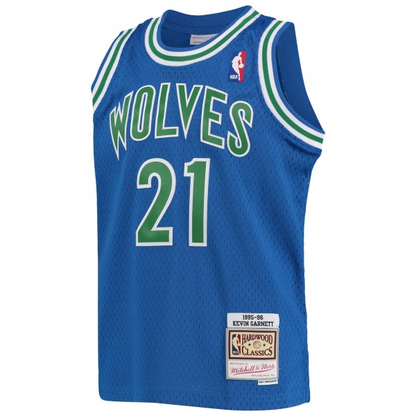 Игровая форма  Kevin Garnett Minnesota Timberwolves Mitchell & Ness Youth 1995-96 Hardwood Classics Swingman - Blue