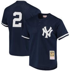 New York Yankees Derek Jeter Mitchell & Ness Navy Cooperstown Collection 1995 Batting Practice Jersey