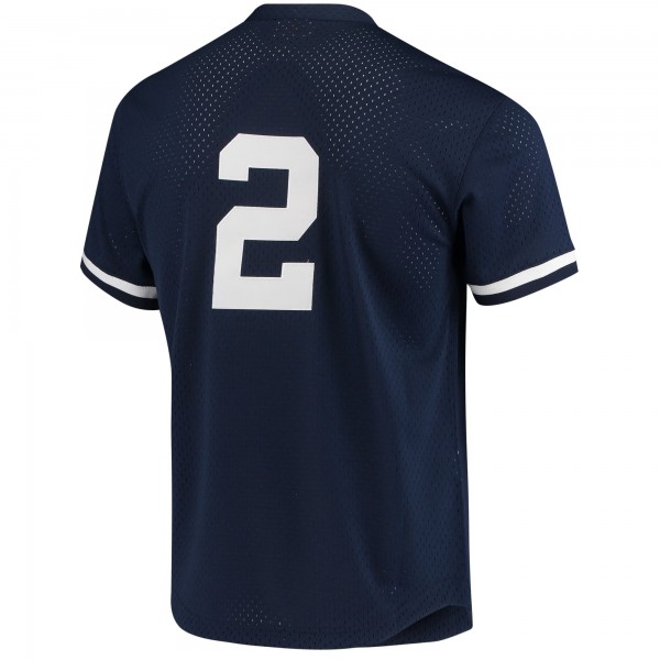 New York Yankees Derek Jeter Mitchell & Ness Navy Cooperstown Collection 1995 Batting Practice Jersey