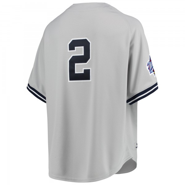 Джерси New York Yankees Derek Jeter Mitchell & Ness Gray 1998 Cooperstown Collection Road Authentic