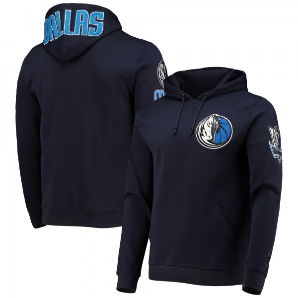 Толстовка с капюшоном Dallas Mavericks Pro Standard Chenille Team - Navy - фирменная одежда NBA