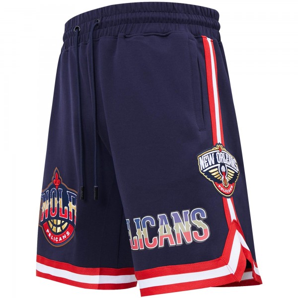 Шорты New Orleans Pelicans Pro Standard - Navy - спортивная одежда НБА