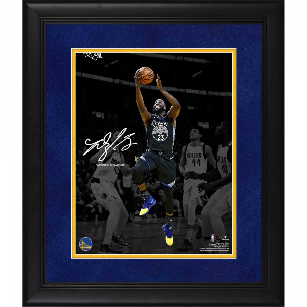 Golden State Warriors Draymond Green Fanatics Authentic Framed 11 x 14 Spotlight Photograph - Facsimile Signature