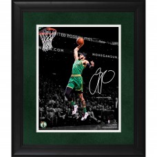 Boston Celtics Jayson Tatum Fanatics Authentic Framed 11 x 14 Spotlight Photograph - Facsimile Signature