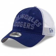 Бейсболка Los Angeles Dodgers New Era Frayed Wordmark Trucker 9TWENTY - Royal