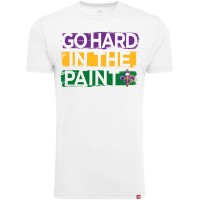 Футболка New Orleans Pelicans Sportiqe Mardi Gras Go Hard in the Paint - White