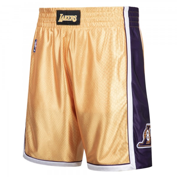 Шорты двусторонние Kobe Bryant Los Angeles Lakers Mitchell & Ness Authentic - Gold/Purple - спортивная одежда НБА