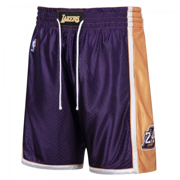 Шорты двусторонние Kobe Bryant Los Angeles Lakers Mitchell & Ness Authentic - Gold/Purple - спортивная одежда НБА
