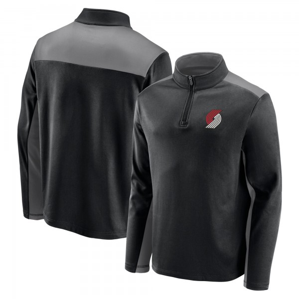 Кофта флисовая Portland Trail Blazers Primary Logo - Black/Gray