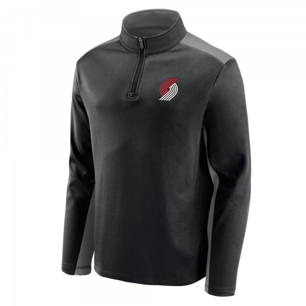 Кофта флисовая Portland Trail Blazers Primary Logo - Black/Gray