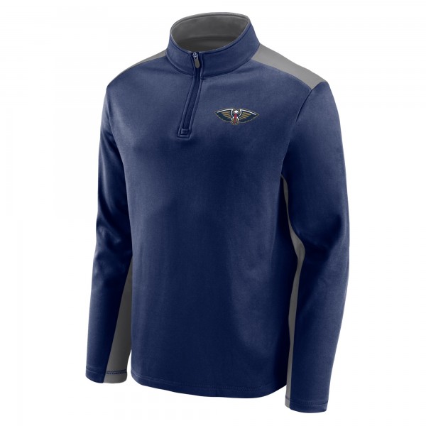 Кофта флисовая New Orleans Pelicans Primary Logo - Navy/Gray