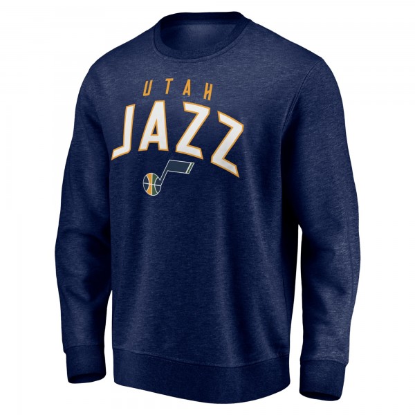 Кофта Utah Jazz Game Time Arch - Heathered Navy