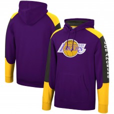 Толстовка с капюшоном Los Angeles Lakers Mitchell & Ness Hardwood Classics Fusion - Purple