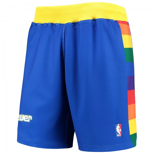 Шорты Denver Nuggets Mitchell & Ness 1991/92 Hardwood Classics Authentic - Royal