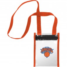 New York Knicks FOCO To Go Clear Crossbody Tote Bag