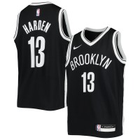 Игровая джерси Youth Brooklyn Nets James Harden Nike Black - Icon Edition