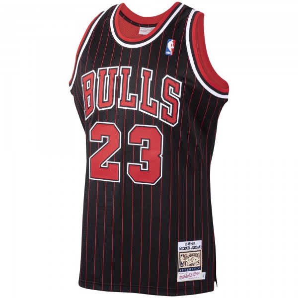 Джерси Michael Jordan Chicago Bulls Mitchell & Ness 1995/96 Hardwood Classics Authentic - Black