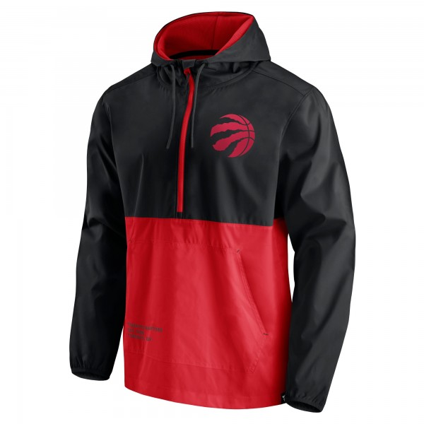Ветровка на короткой молнии Toronto Raptors Anorak Block Party - Black/Red