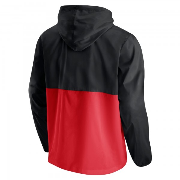 Ветровка на короткой молнии Toronto Raptors Anorak Block Party - Black/Red