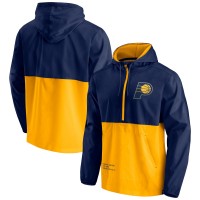 Куртка с капюшоном Indiana Pacers Anorak Block Party Windbreaker - Navy/Gold