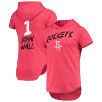 Футболка с капюшоном John Wall Houston Rockets NBA Tri-Blend - Red