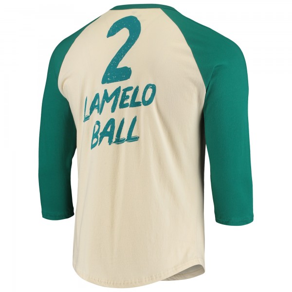 Футболка с рукавом 3/4 LaMelo Ball Charlotte Hornets NBA - Cream