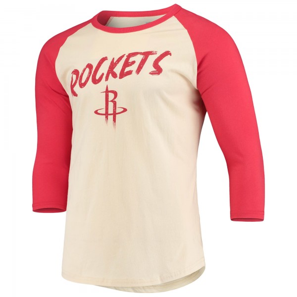 Футболка John Wall Houston Rockets NBA 3/4-Sleeve Raglan - Cream