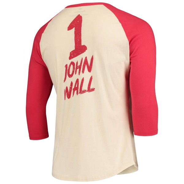 Футболка John Wall Houston Rockets NBA 3/4-Sleeve Raglan - Cream
