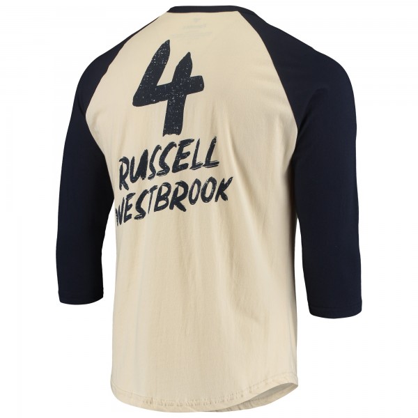Футболка с рукавом 3/4 Russell Westbrook Washington Wizards NBA - Cream