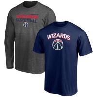 Набор футболок Washington Wizards - Navy/Heathered Charcoal