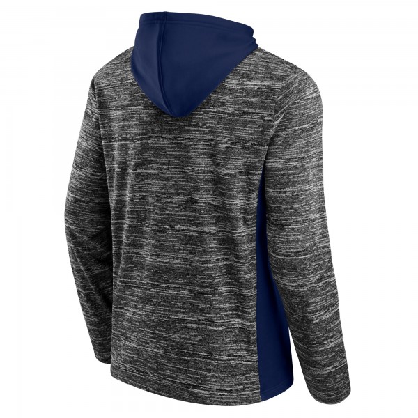 Толстовка с капюшоном New Orleans Pelicans Instant Replay Colorblocked - Heathered Charcoal/Navy - фирменная одежда NBA