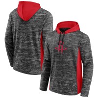 Толстовка с капюшоном Houston Rockets Instant Replay Colorblocked - Heathered Charcoal