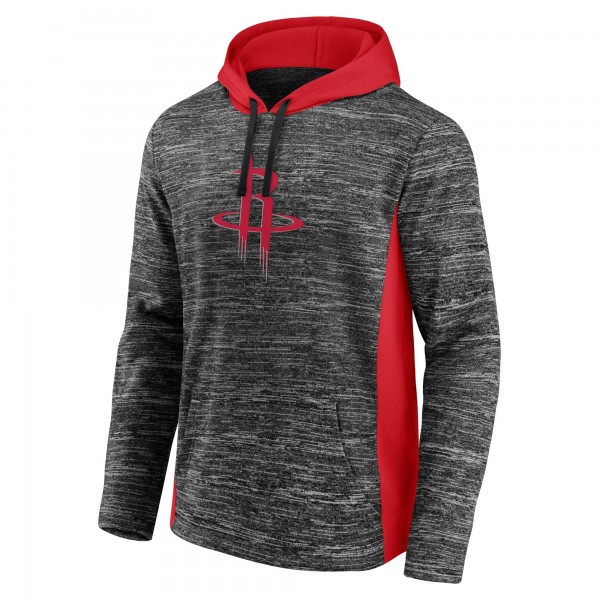 Толстовка с капюшоном Houston Rockets Instant Replay Colorblocked - Heathered Charcoal - фирменная одежда NBA