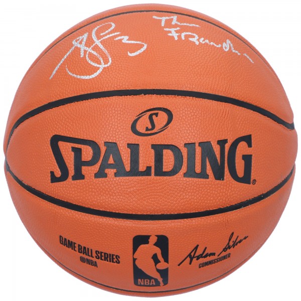 Баскетбольный мяч Steve Francis Houston Rockets Fanatics Authentic Autographed Spalding Indoor/Outdoor with Franchise Inscription